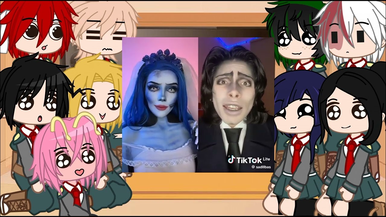 bnha reaccionan a 🖤merlina🖤, 🌼coco🌼 y 💀el cadaver de la novia 💀// leer descripción
