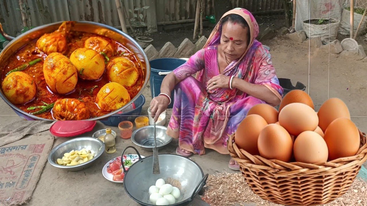 Dimer Recipe । Bengali Recipe । dimer recipe । sohoj dal dim rannar recipe ।  ডাল ডিমের রেসিপি