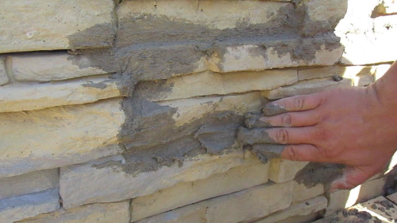 Wie man Verblendsteine verfugen kann