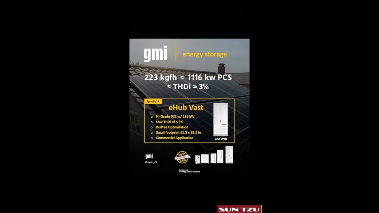Clean Power Quality for Commercial Loads | eHub Vast ESS