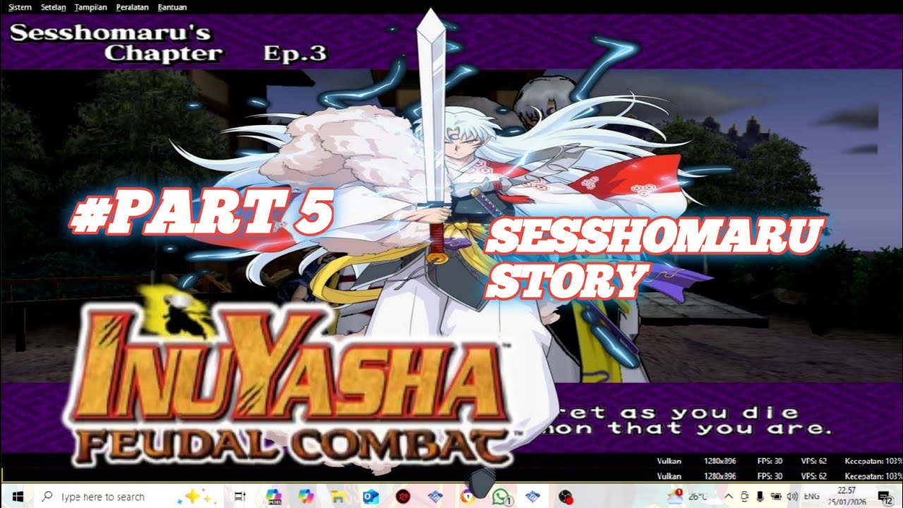 INUYASHA FEUDAL COMBAT - SESSHOMARU STORY часть 5 игра для PS2