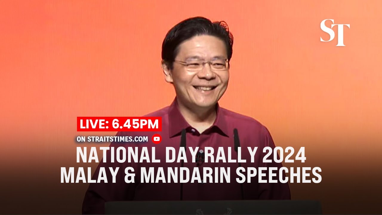 [LIVE] National Day Rally 2024: PM Lawrence Wong’s Malay and Mandarin speeches
