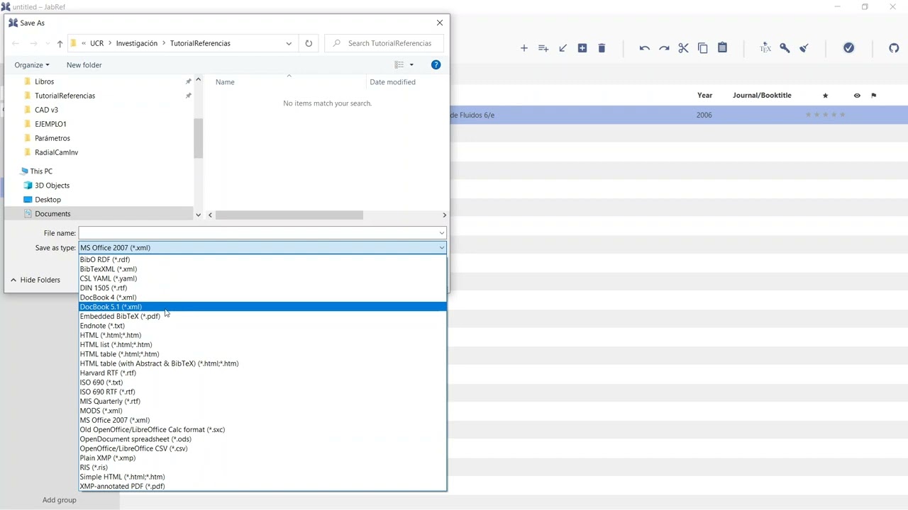 Tutorial   Referencias bibliográficas en Word - Bibtex a Jabref