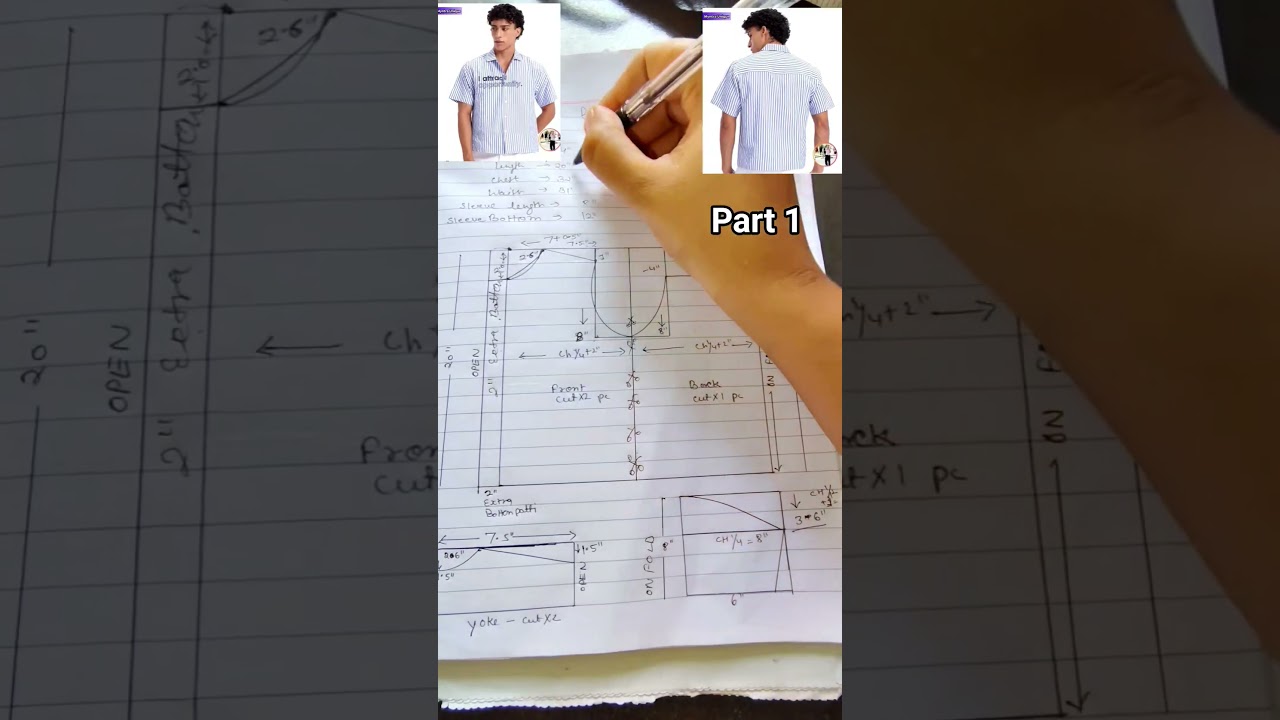 Boxy fit shirt for boys part 1 