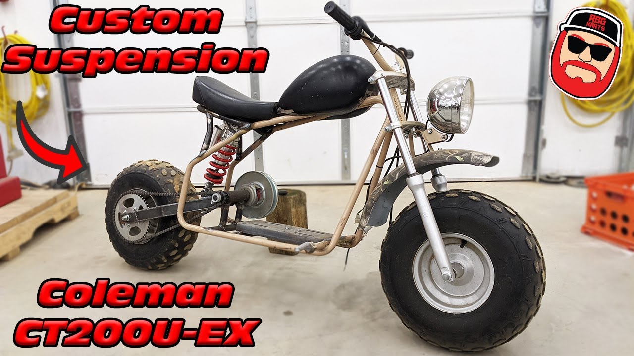 Coleman CT200U-EX Rear Suspension & Gas Tank
