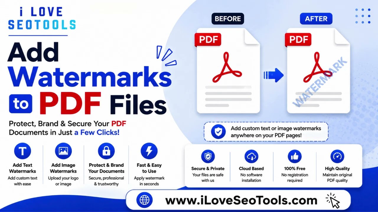 Free PDF Watermark Tool &ndash; Add Watermarks to PDF Online