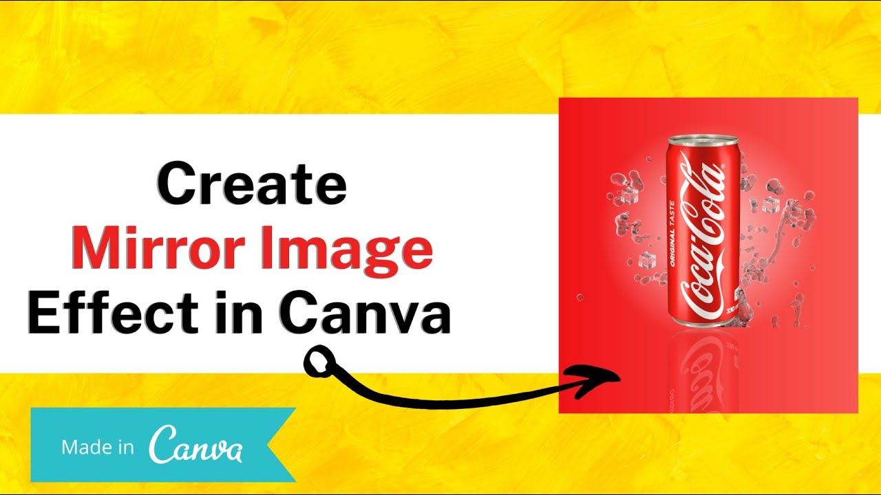 #Canva​​​​ #CanvaTutorial​​​​ Reflection Mirror Effect in Canva