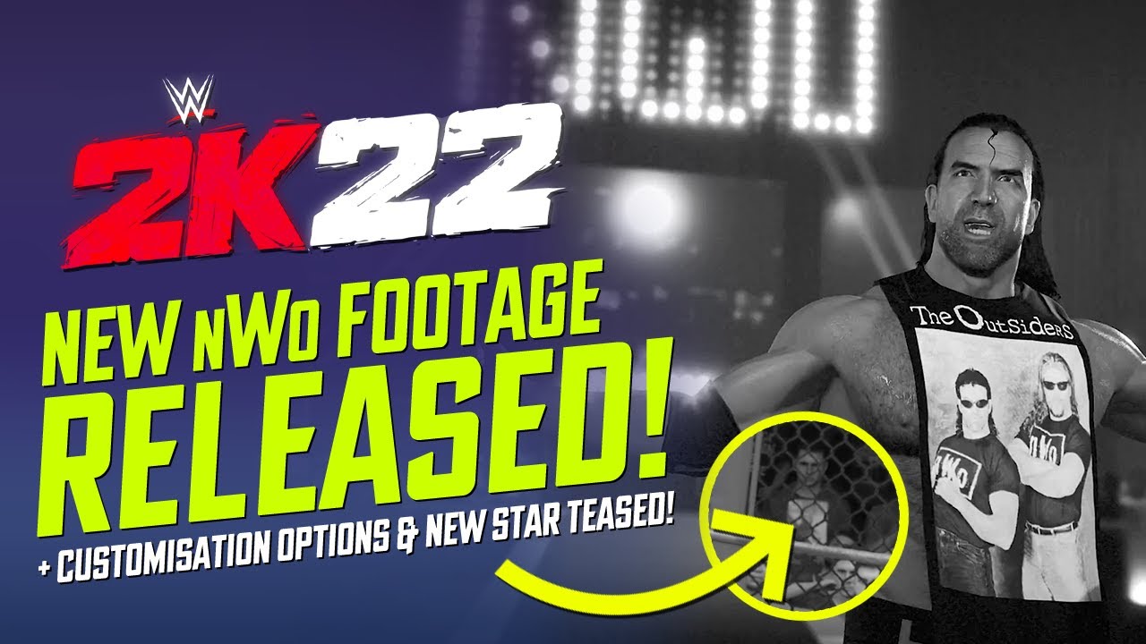 WWE 2K22: New nWo Footage Released, New Superstar Teased, Roster Update & Customisation Options!