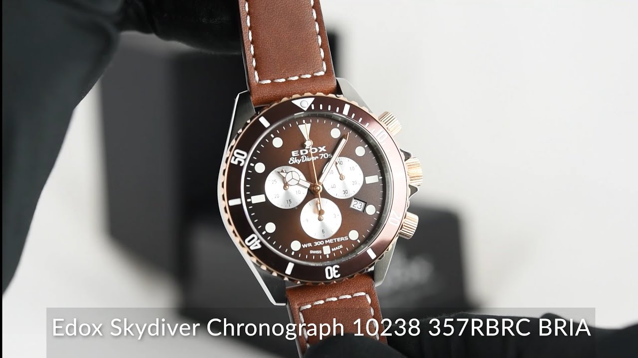 Edox Skydiver Chronograph 10238 357RBRC BRIA