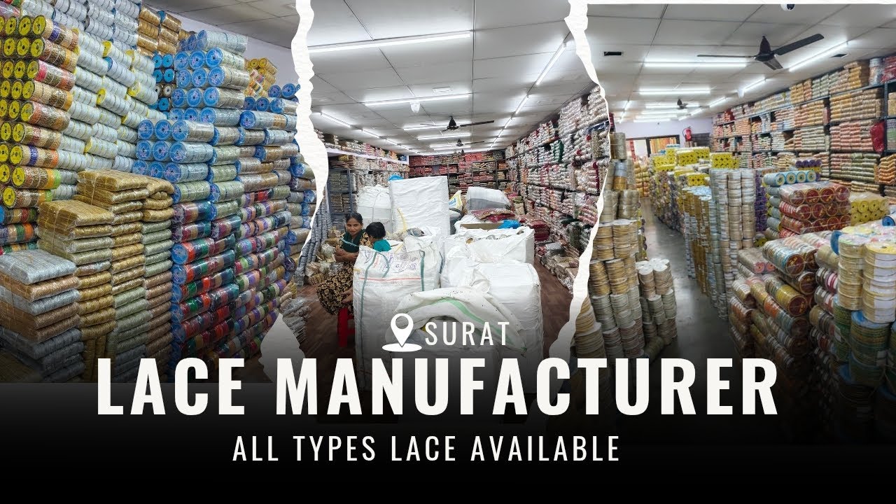 Lace Wholesale in Surat | Fancy Lace at Cheapest Price | Famous Lace Shop | Lace Wholesale Market |