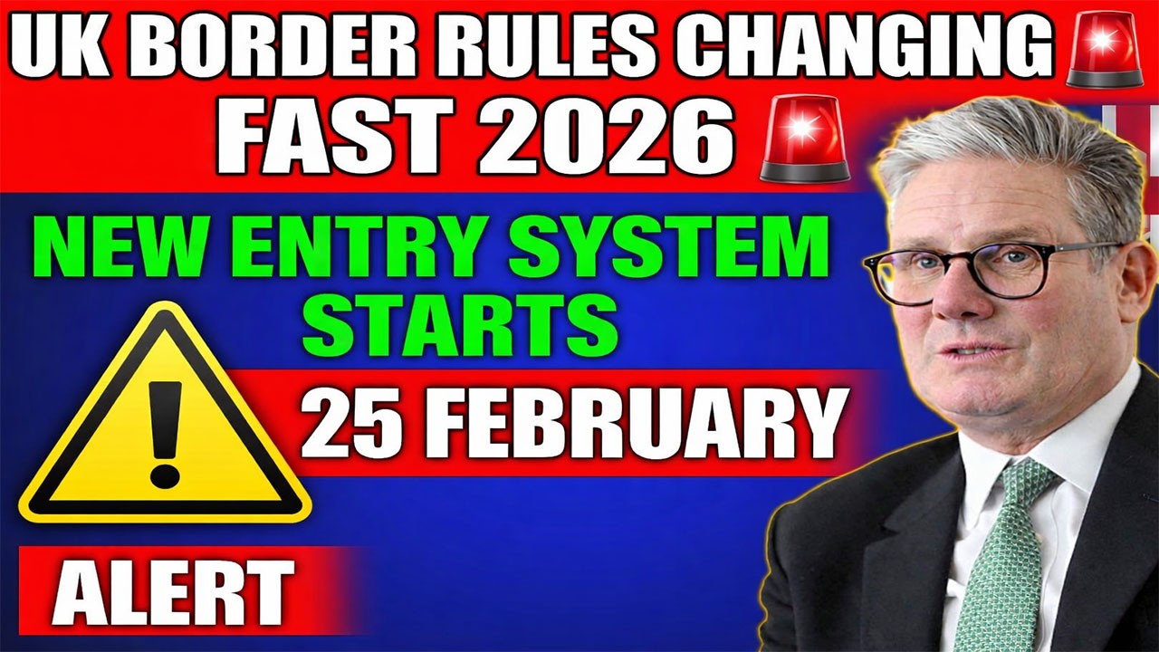 UK Border Rules Changing Fast 2026 🚨 | New Entry System Starts 25 February