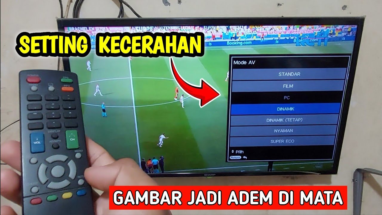 🔴Cara mudah setting kecerahan / ketajaman warna Tv Digital  Sharp
