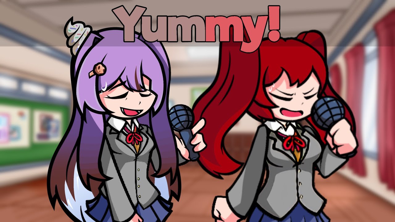 Cooking Club Gathering! - Yummy but Shiori and Ui Tunesu sings it (FNF DDTO COVER)