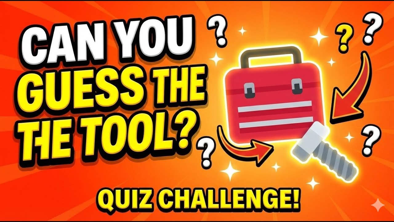 🧰 Toolbox + 🔩 Nut and Bolt - Guess This Quiz | Quiz Genius No.1