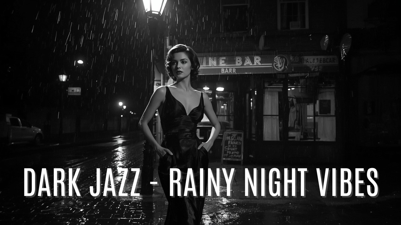 🎵 1940s Dark Jazz Noir – Rainy Night Vibes