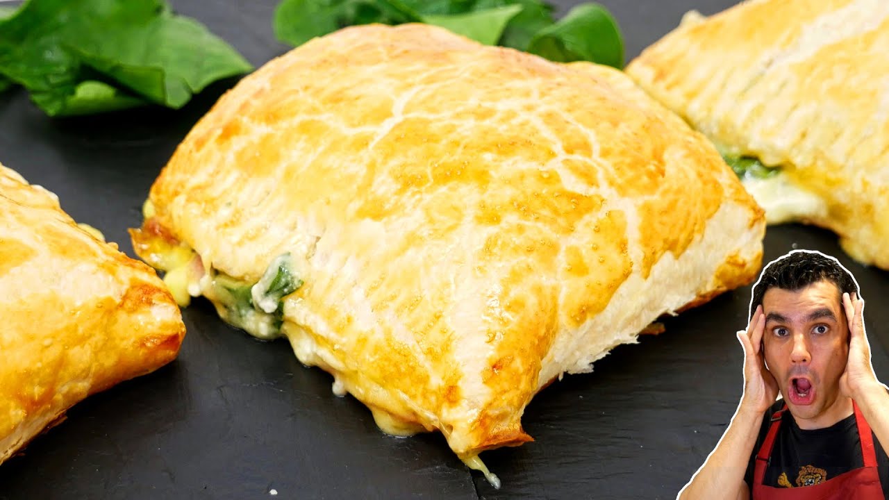 5 MINUTOS: la receta mas RICA,😍🍕 !Crujiente, jugosa fácil y sorprendente!