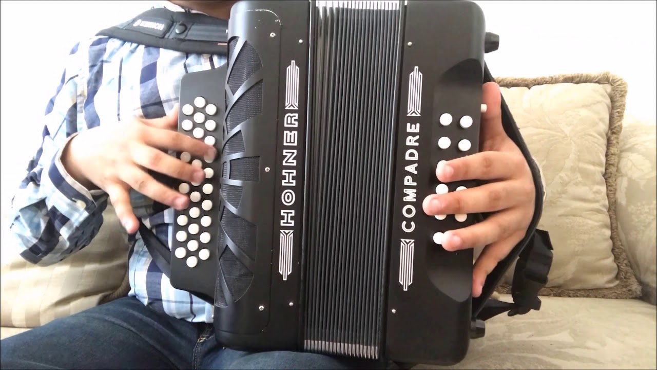 demostraci&oacute;n de acorde&oacute;n Hohner compadre en tono de fa