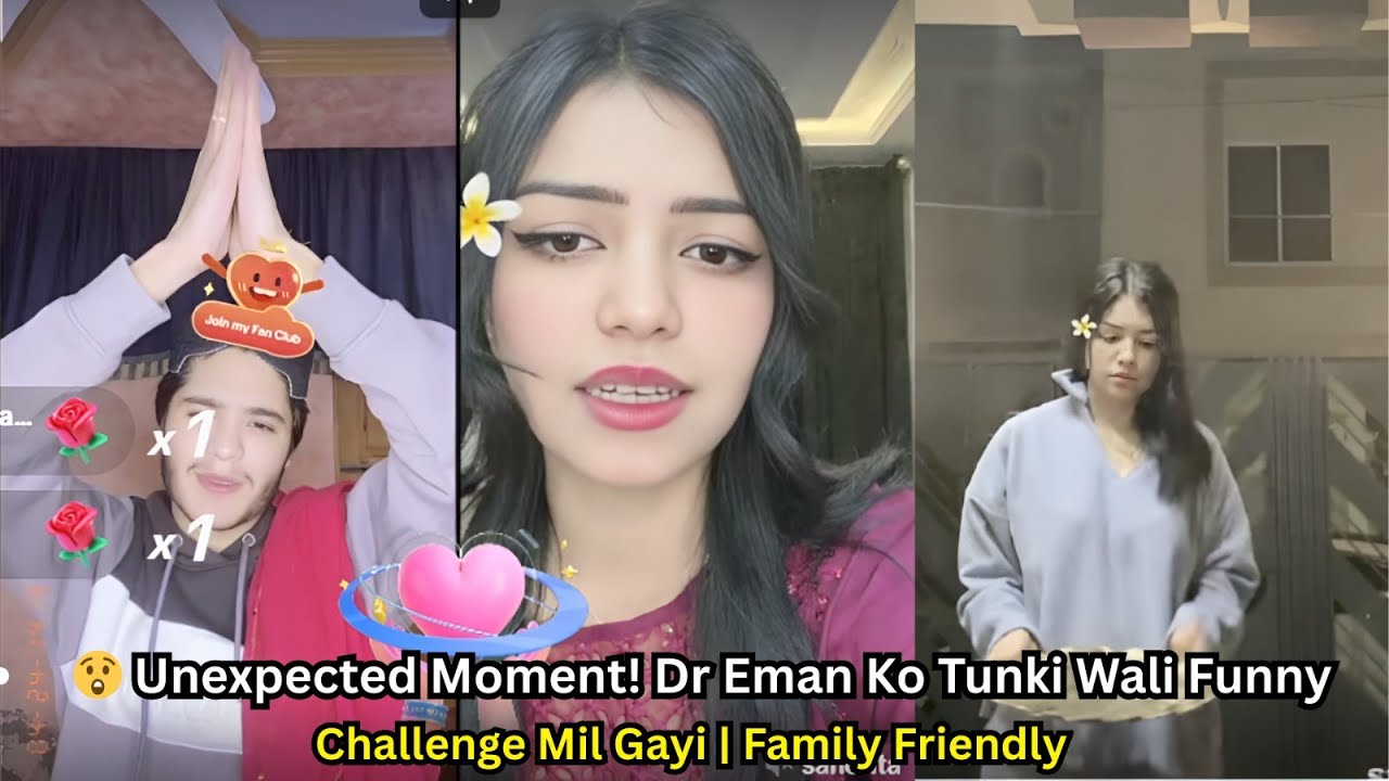 😲 Unexpected Moment! Dr Eman Ko Tunki Wali Funny Challenge Mil Gayi | Family Friendly