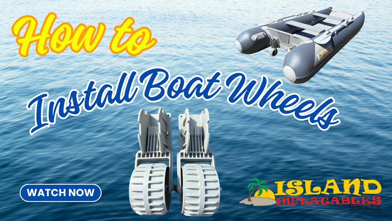 Island Inflatable Boat Wheel Installation