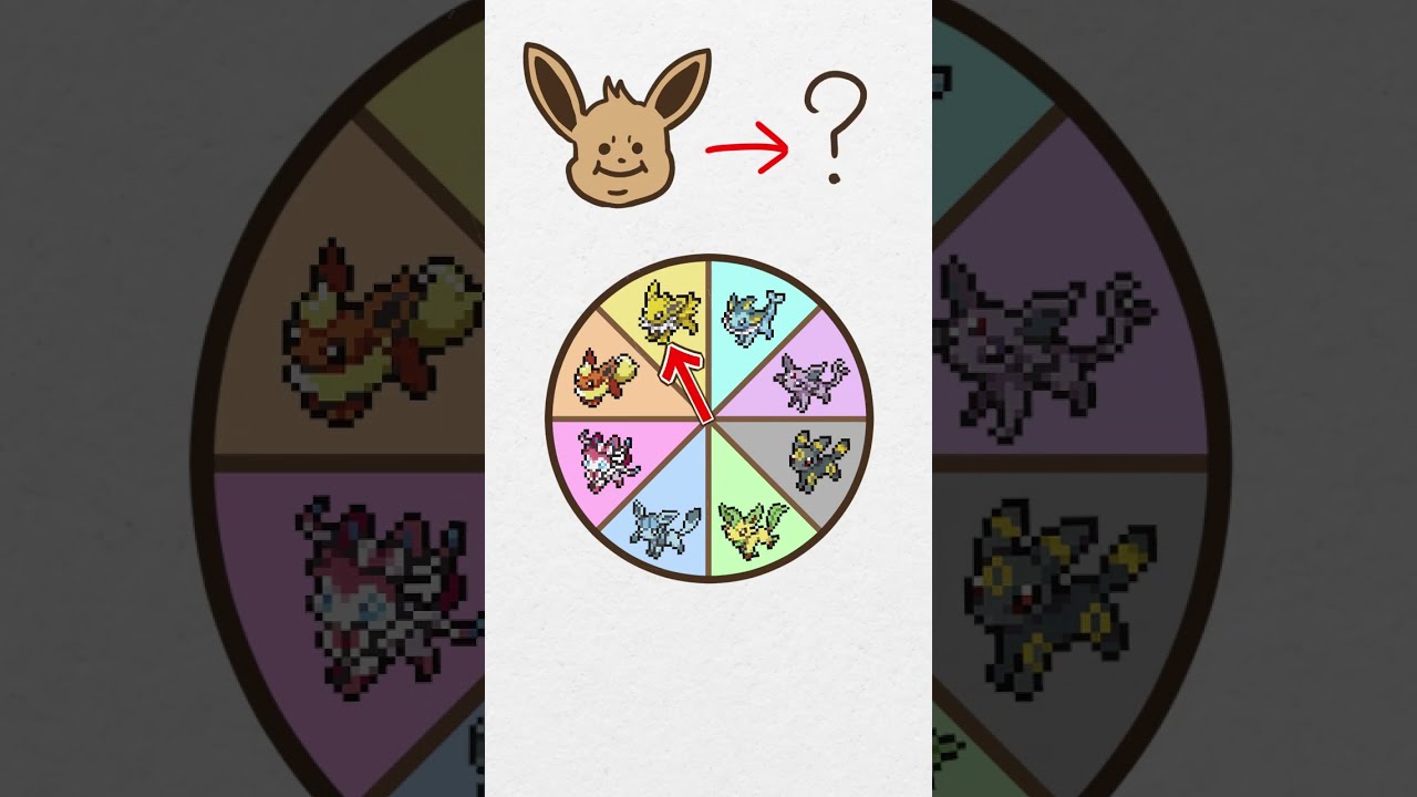 Eevee evolving into Flareon #shorts