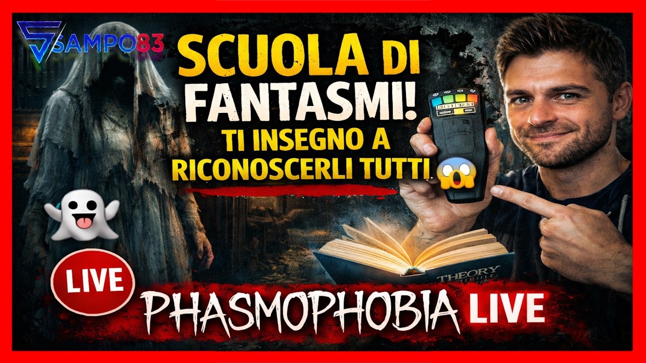 🔴STUDIAMO I FANTASMI DIVENTA UN PRO DI PHASMOPHOBIA 👻 METODO INFALLIBILE PER IDENTIFICARLI 😎😱