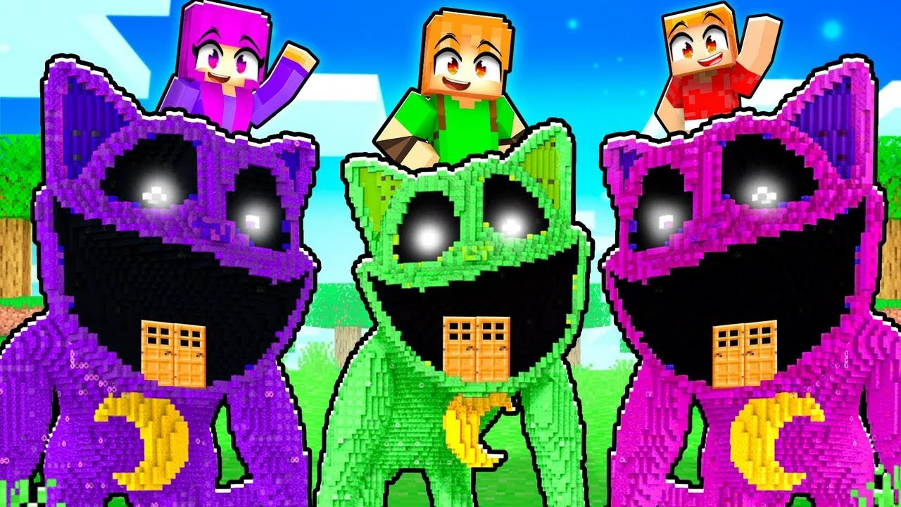 Construire un CATNAP GÉANT sur Minecraft !