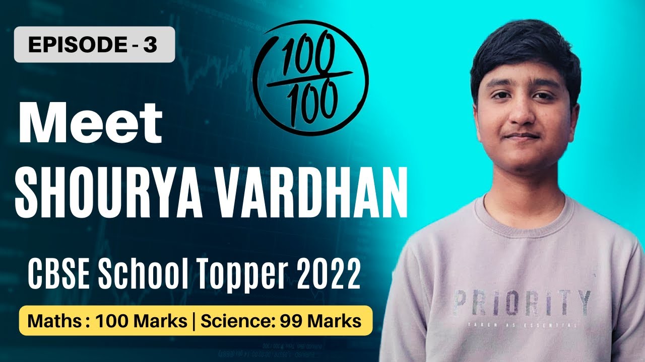 CBSE Class 10 Topper Interview | How to Score 99% Marks in Science | CBSE Topper Interview | E-3
