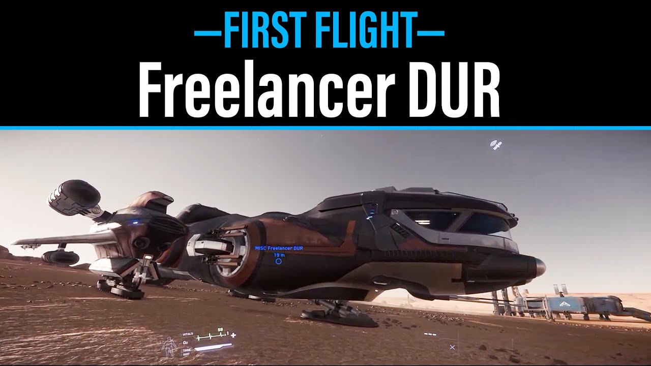 Star Citizen - MISC Freelancer DUR First Flight - 4K Ultrawide