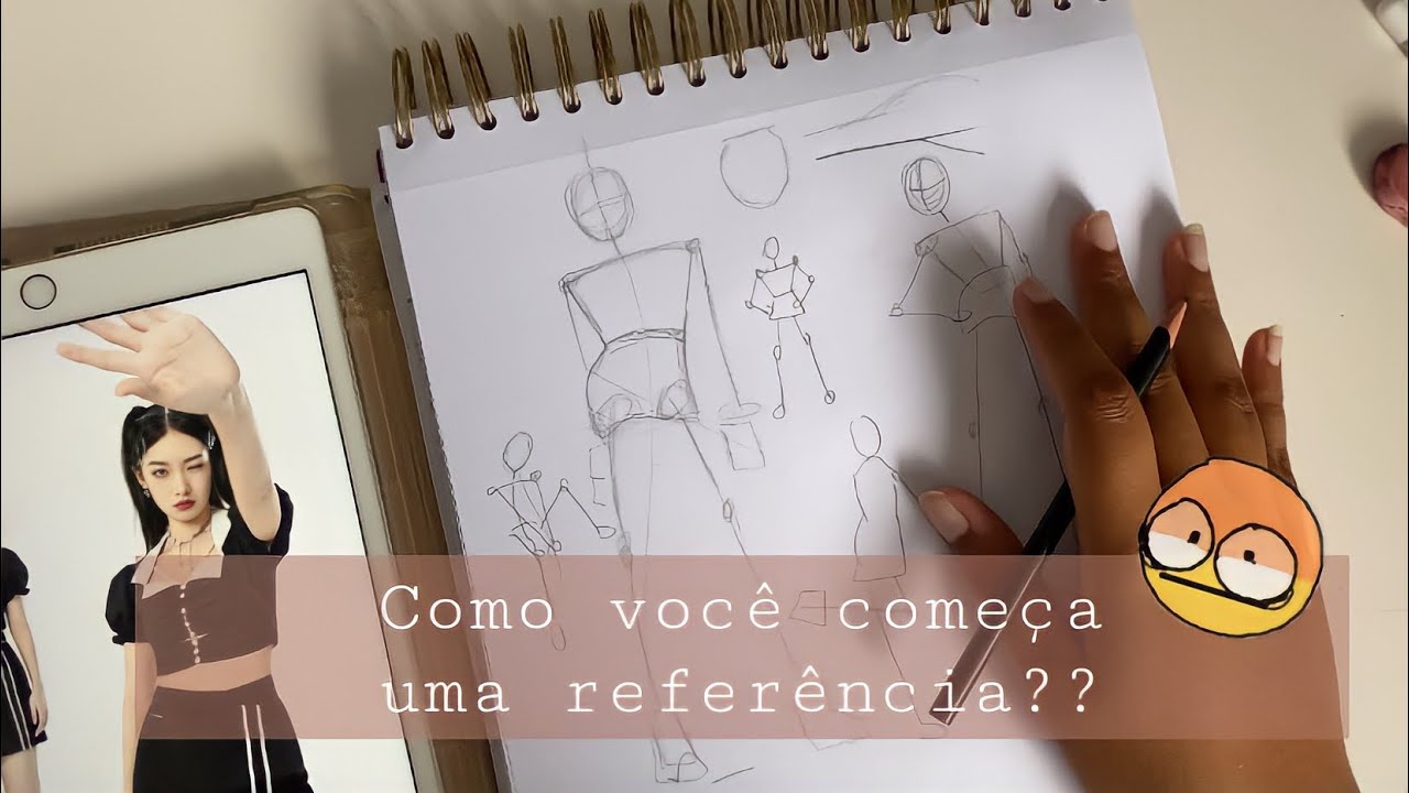 Como começar desenhando um referência sem se confundir?🤨(específico para corpo/pose) - DICAS!