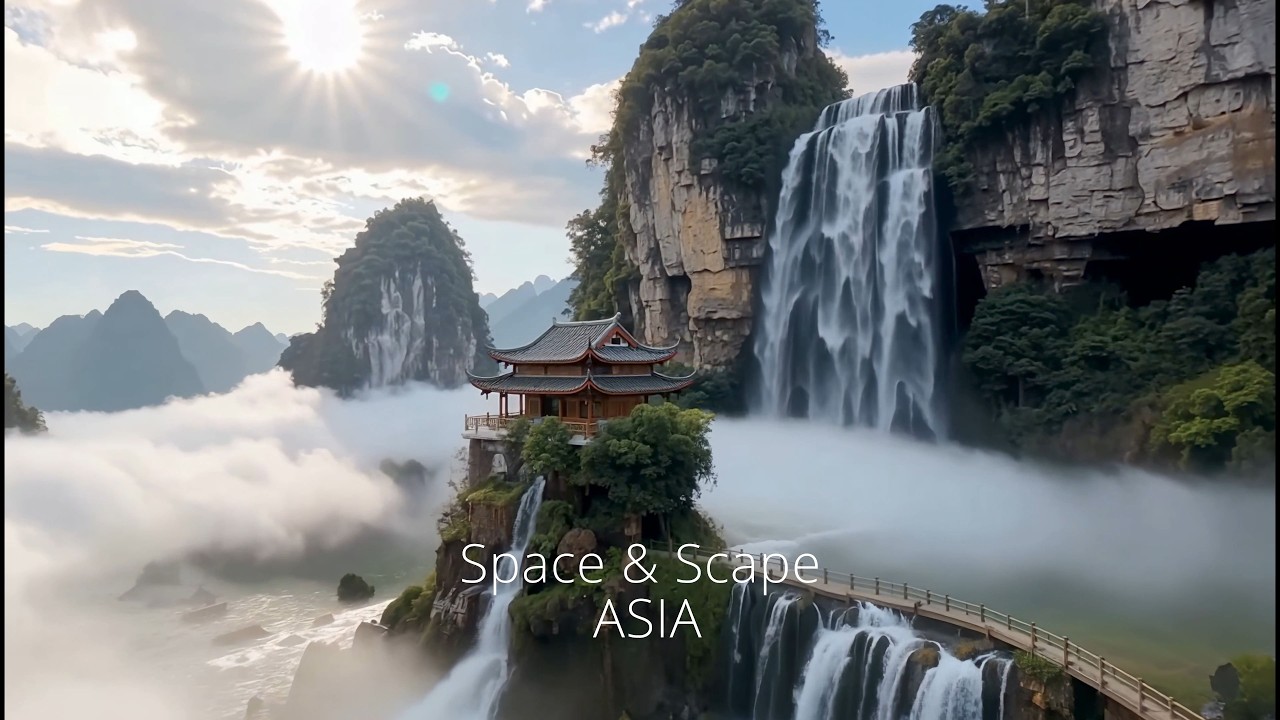 Ancient China Zen Landscape 01