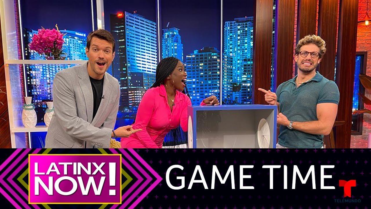 Chiky Bombom y Lambda García prueban sus habilidades | Game Time | Latinx Now!