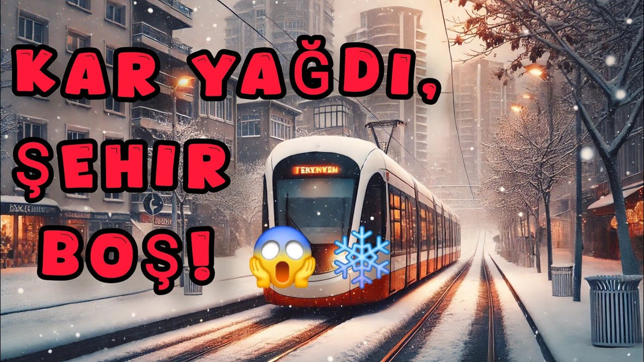 Eskişehir kar yağışı