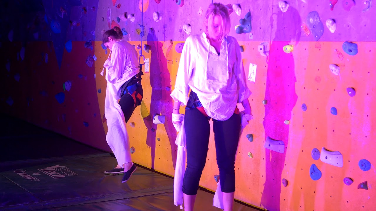 Danse verticale du VUC escalade montage Valenciennes chor&eacute;graphie 1/7