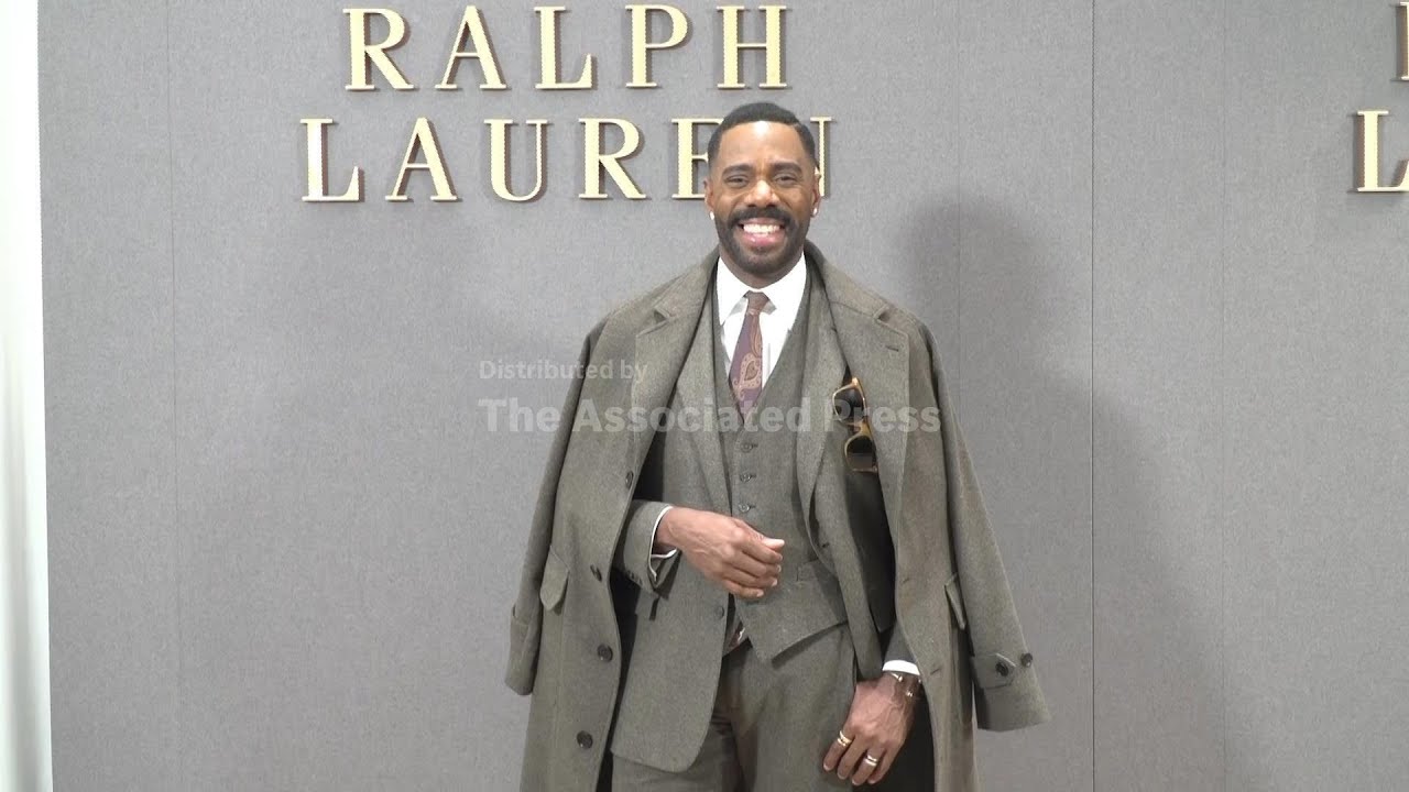 Colman Domingo, Tom Hiddleston, Noah Schnapp  attend Ralph Lauren show at Milan Fashion Week