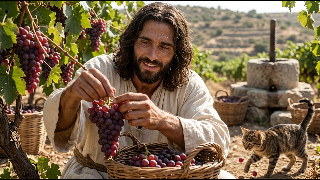 Jesus Grew, Harvested, and Transformed Wine in the First Century | AI Christian Tribute