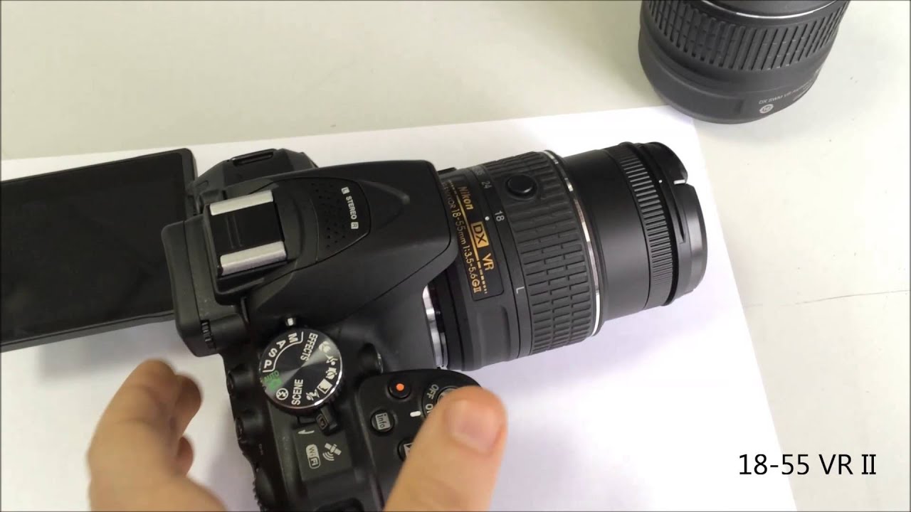 NIKKOR AF-S DX 18-55mm f/3.5-5.6G VR  vs VR II (Скорость автофокуса / Autofocus speed)