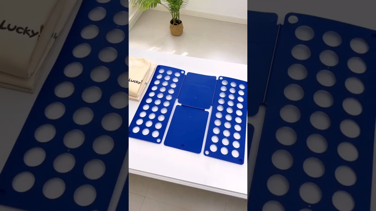 👕 Fold Clothes Like a Pro with This Space-Saving Folding Board! 🧺 | Shop Wise Picks