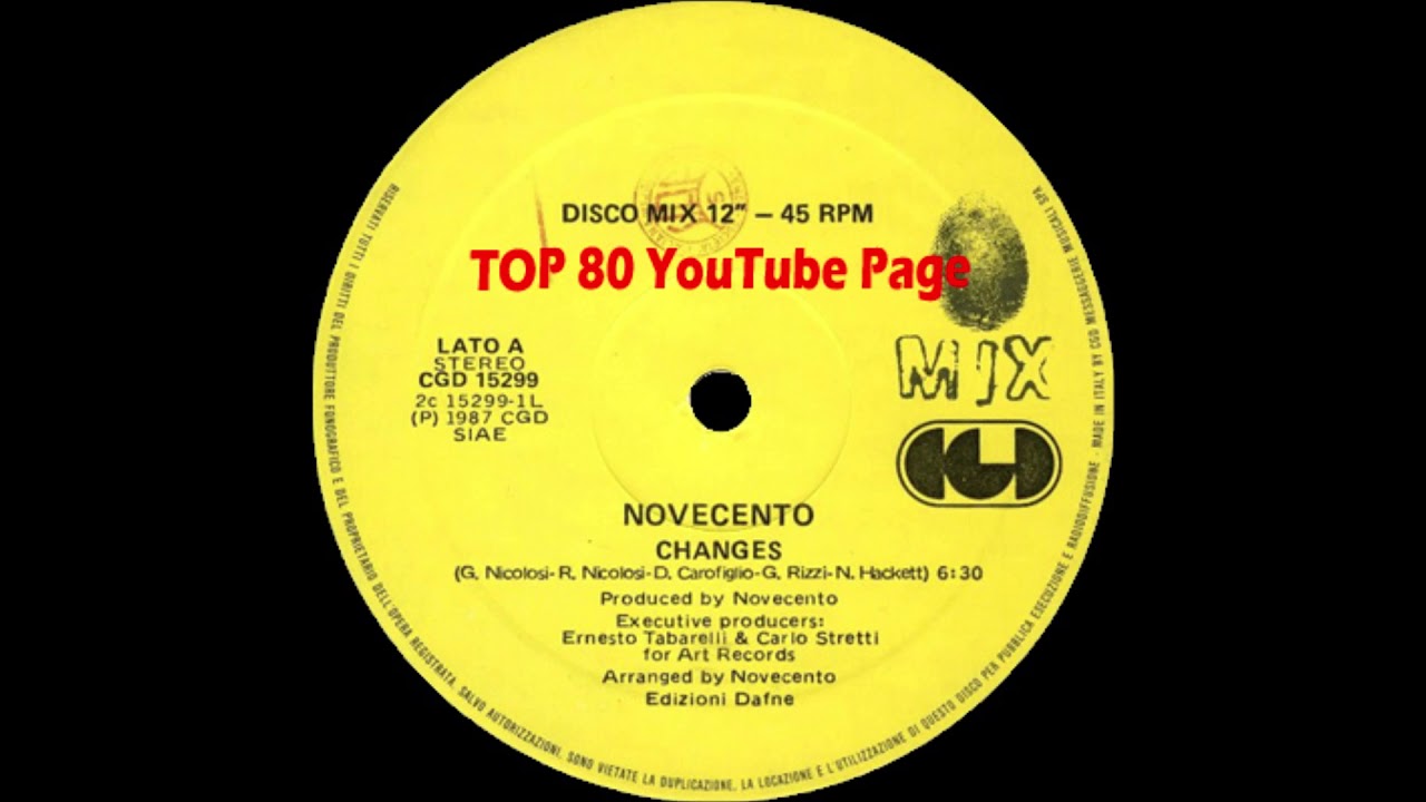 Novecento - Changes (Extended Version)
