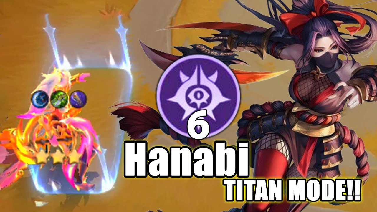 HANABI TITAN MODE! 6 DOOMSWORN SYNERGY - LING COMMANDER - MAGIC CHESS GOGO