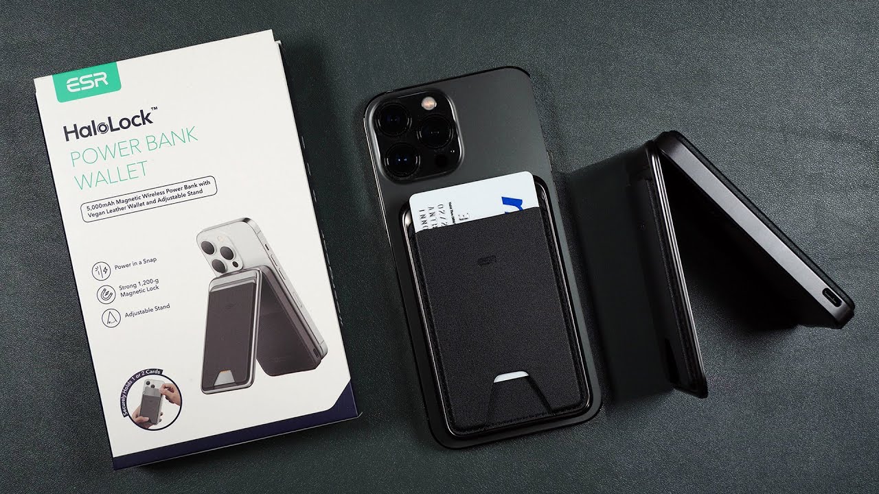 ESR&rsquo;s HaloLock Power Bank Wallet: A Must-Have MagSafe Accessory for iPhone Users
