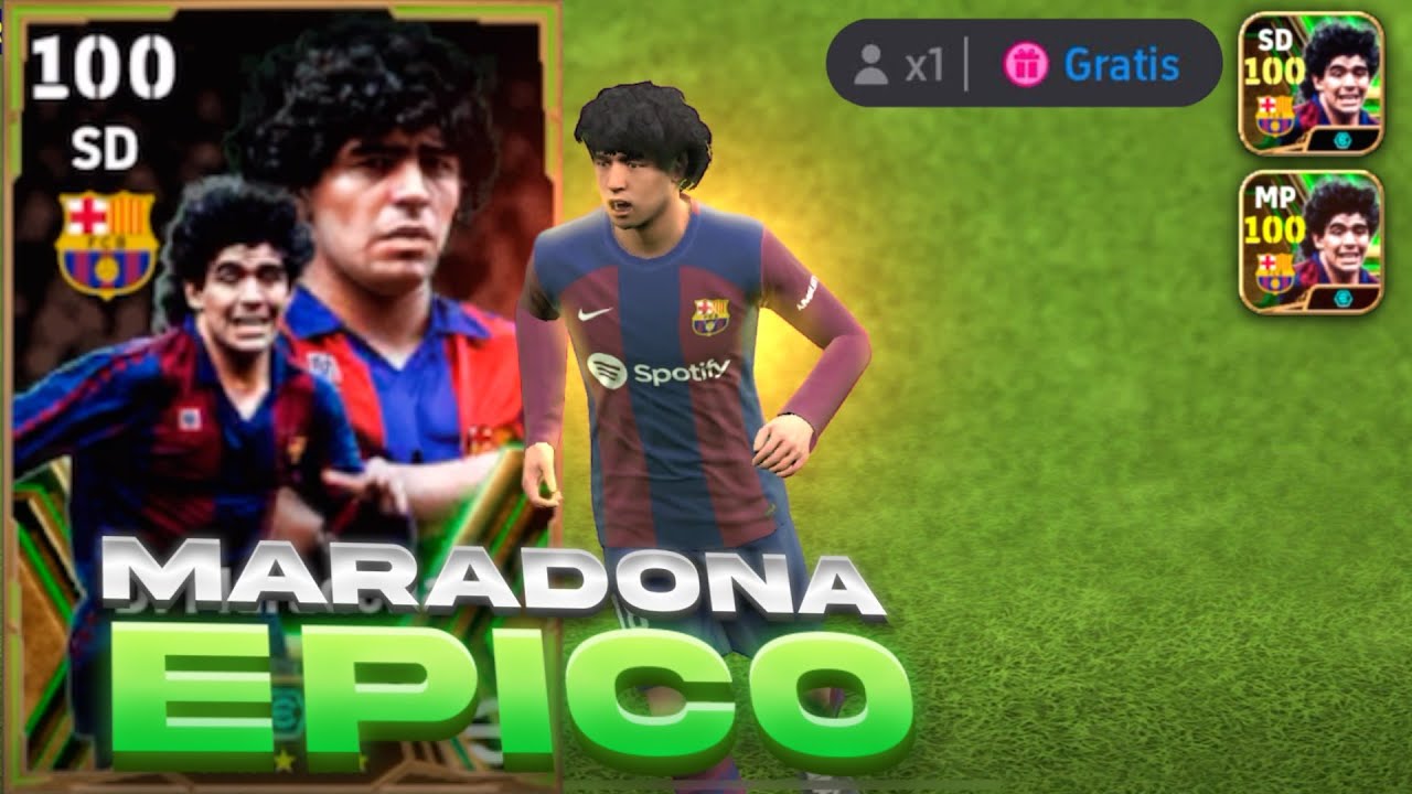 Así JUEGA MARADONA del BARCELONA 
