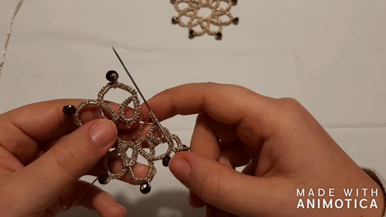 Chiacchierino Fantasy by Angie - Tutorial n° 5 - Needle Tatting - 