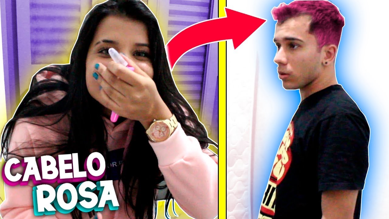PINTEI O CABELO DO MEU AMIGO ENQUANTO ELE DORMIA !! (TROLLAGEM)