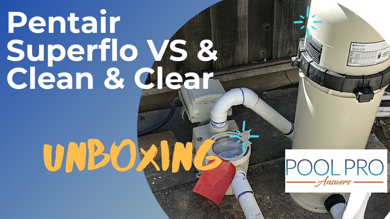 UNBOXING a #Pentair Superflo Variable Speed #SwimmingPool Pump & Clean & Clear Pool Filter