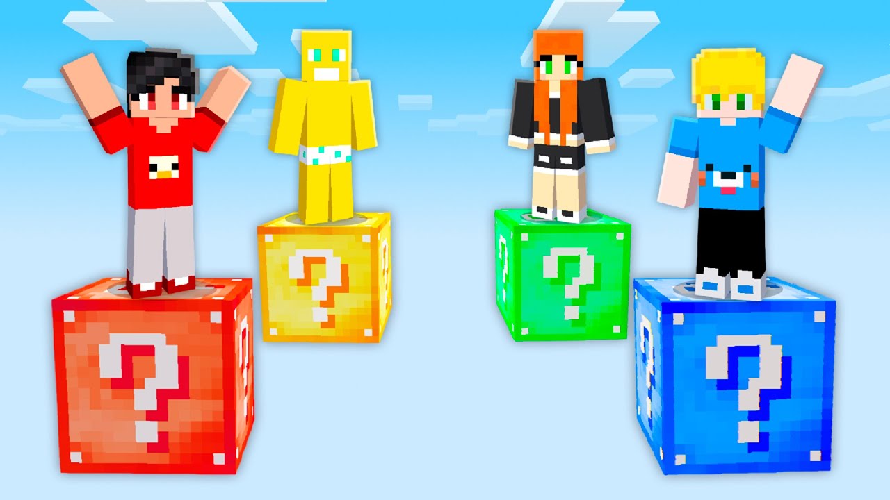 Quem Vence na Batalha de Lucky Blocks!