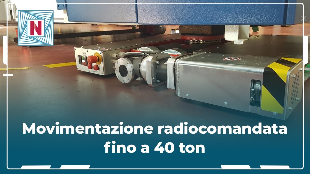 Carrelli di trasporto per movimentazione carichi pesanti Robot 40 - Nuova Tecnica