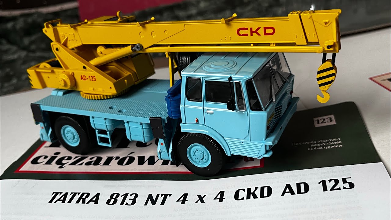 Tatra 813 NT 4x4 CKD AD 125 ‘1975 Kultowe Ciężarówki z epoki PRL-u 1/43 diecast model DeAgostini 