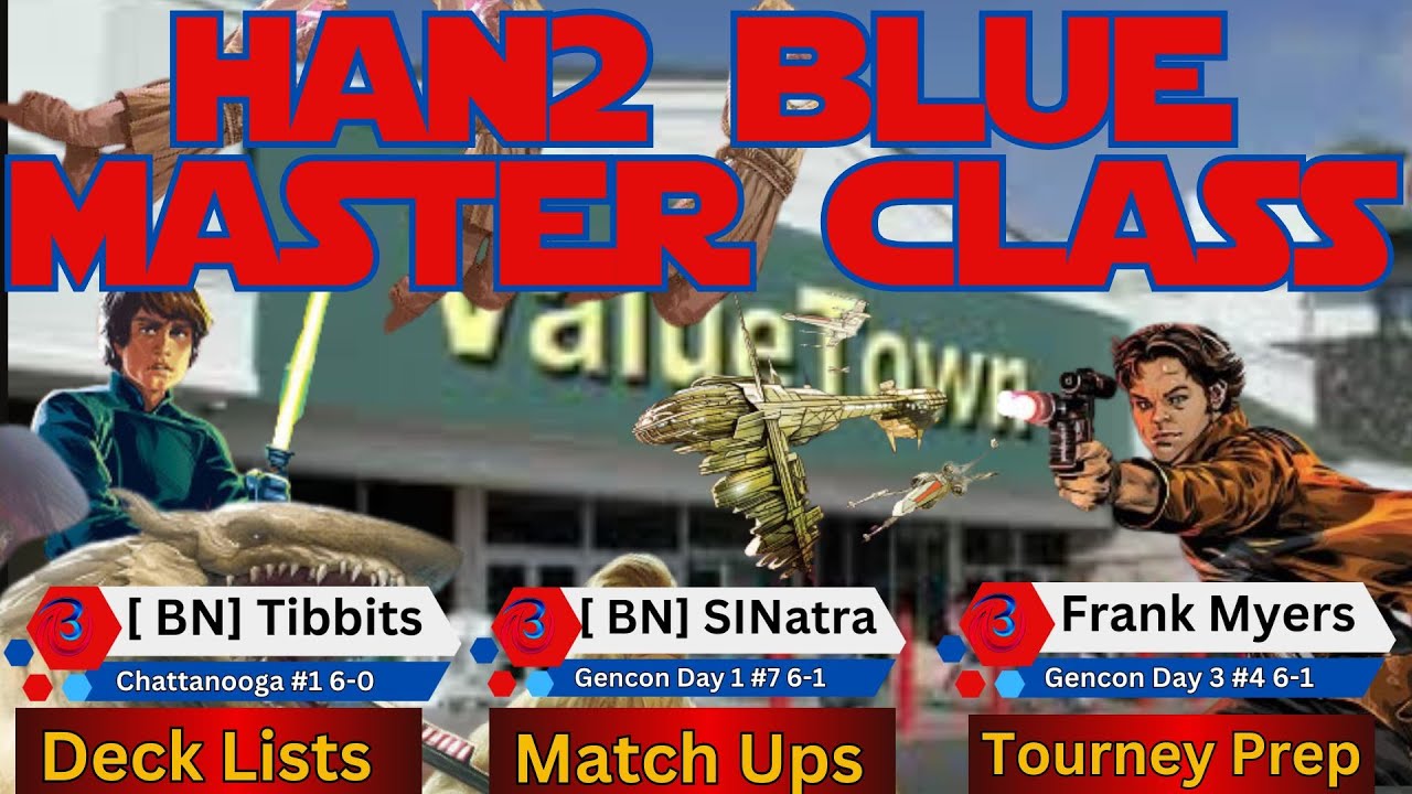 Han2 Blue Master Class w/ Gencon #4 Frank Myers; # 7 [BN] SINatra & Chattanooga #1 [BN] Tibbits