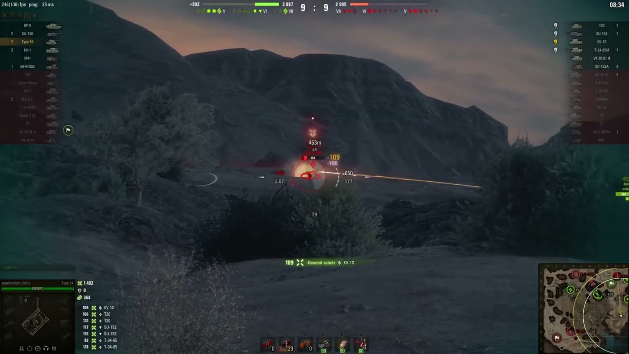 type 64 2,930 5kill