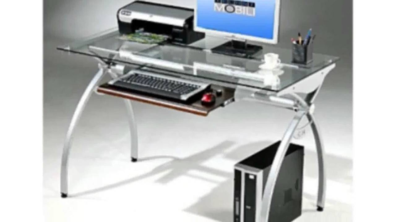 44-INCH Wide Kids Computer Desk W Tempered (Home)